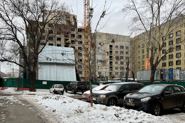 Гаврикова улица, строящийся жилой дом по программе реновации