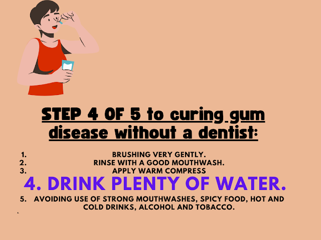 How to cure swollen gum without a dentist