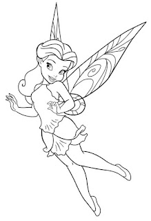 Desenhos para Colorir da Sininho – Imagens para Imprimir da Tinker Bell