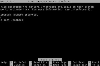 1.Konfigurasi Network Interface