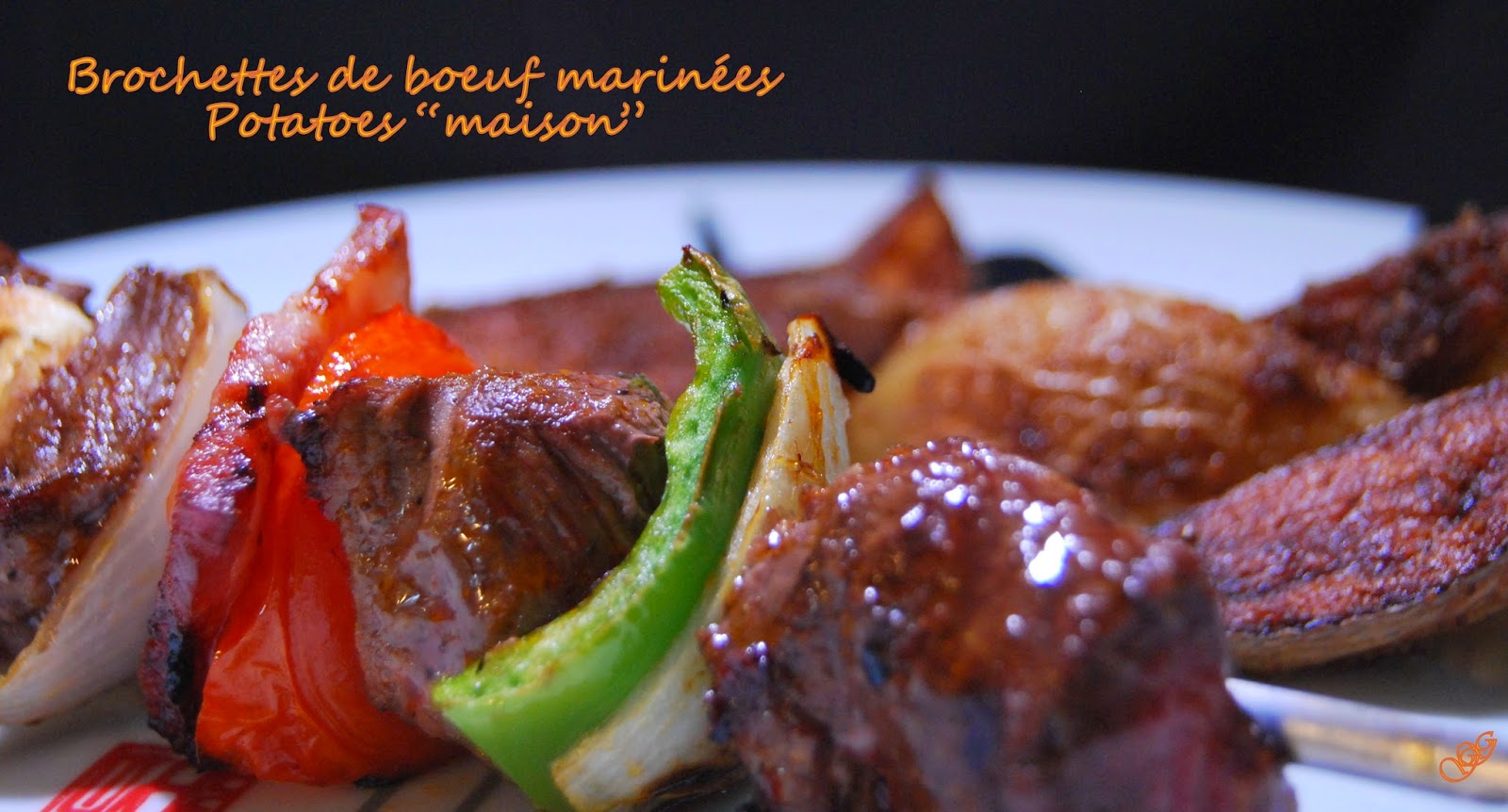 Brochettes de boeuf marinées