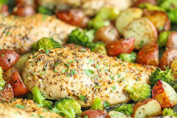 One Pan Honey Garlic Chicken And Veggies