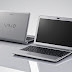 sony vaio silver laptop wallpaper with information