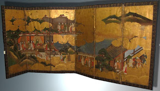 Japanese Screen Private Collection Gloucester, Massachusetts