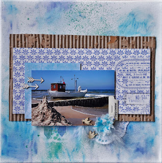 Deko: Scrapbooking meets canvas frame