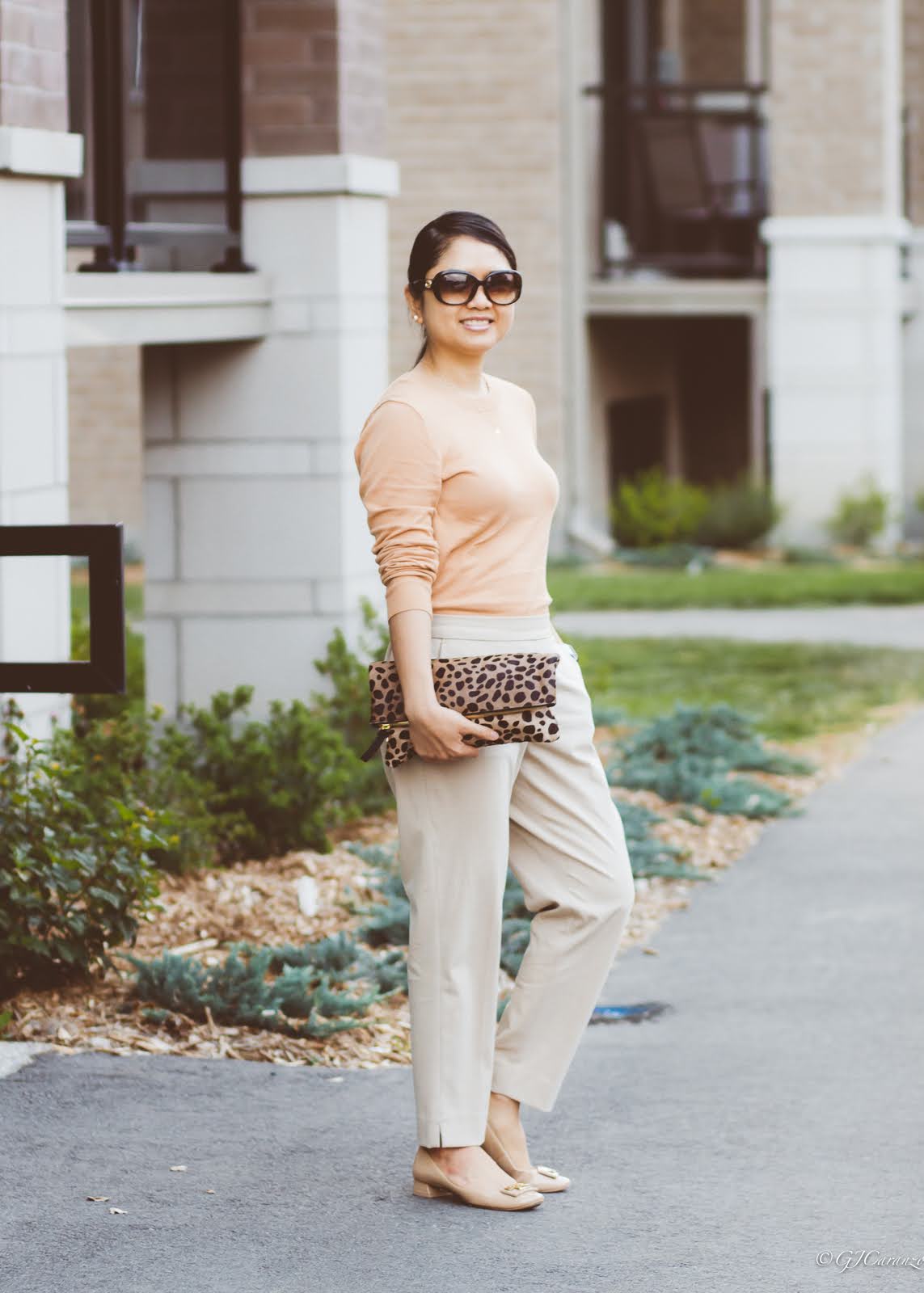 neutrals | petite outfit | work style