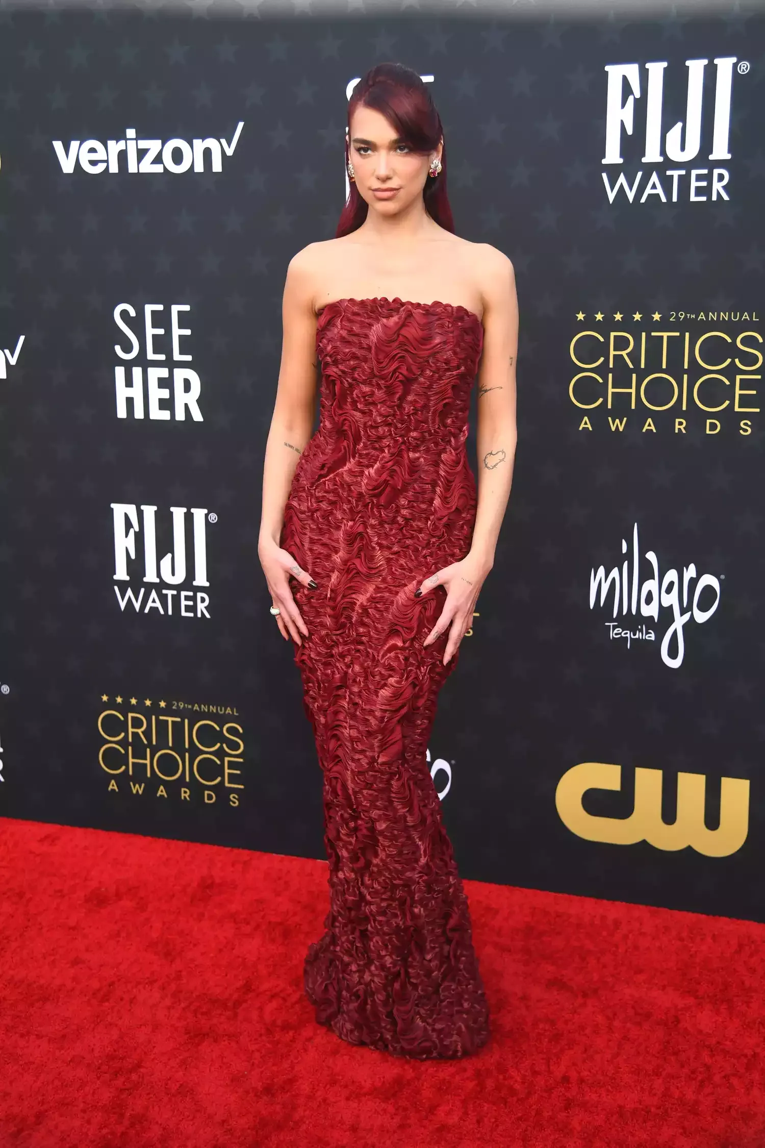 Dua Lipa – 29th Annual Critics Choice Awards in Santa Monica