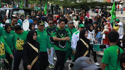  Marching Band AMK Sumedang Semarakan Harlah PPP Di Kabupaten Sumedang