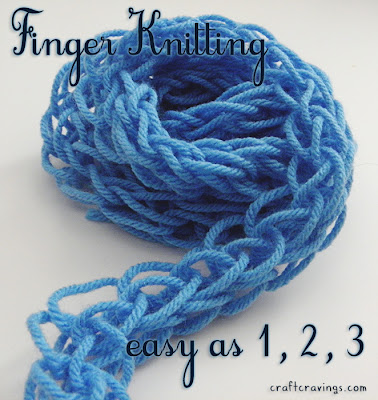 Finger Knitting Tutorial