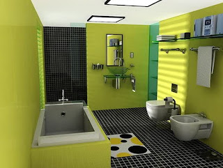 Bathroom Interior Design Wallpaper