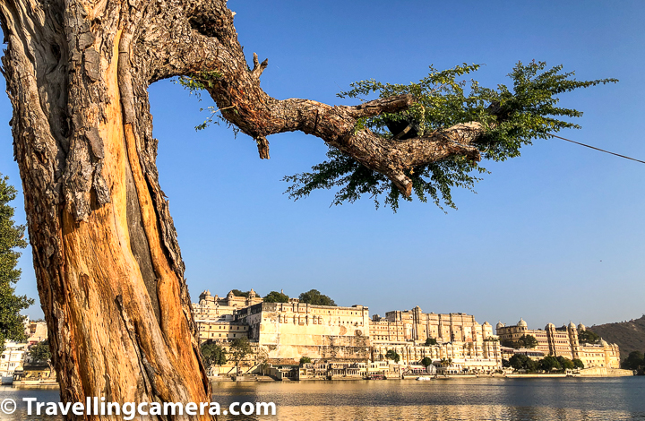 After watching so many movies with scenes from ghats of Udaipur lakes and especially Lake Pichola, I was waiting to take a walk around these Ghats. The best part was that we were staying in a hotel around Lal ghat of Lake Pichola - Raj Niwas. This blogpost shares about almost all ghats from Lal Ghat till Ambrai ghat which make a horse shoe kind of shape.