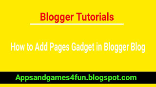 how-to-add-pages-gadget-in-blogger