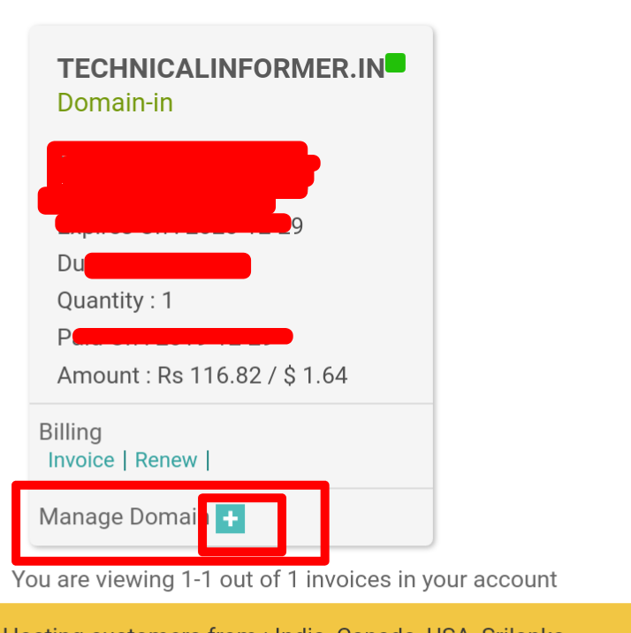 Hiox Domain CNAME RECORDS