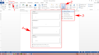 Cara membuat halaman Angka pada Ms.Word