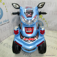 Pliko PK668 ATV Rechargeable-battery Operated Toy Motorcycle Blue