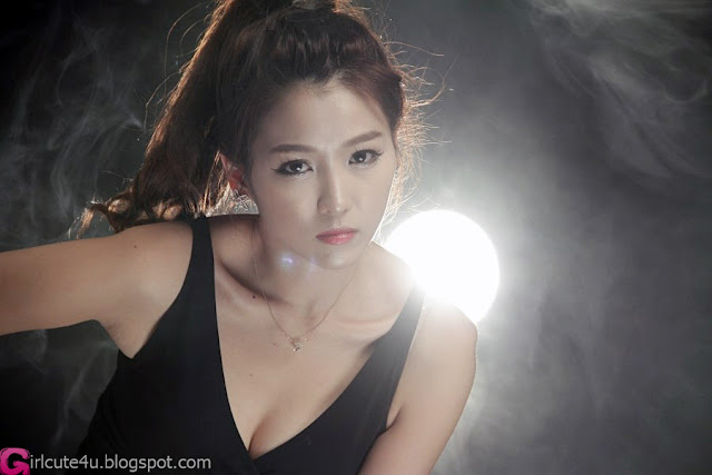 5 Wow - Lee Eun Hye in Black-very cute asian girl-girlcute4u.blogspot.com