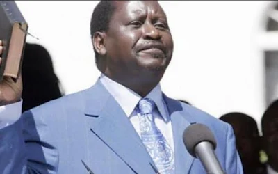 Raila Odinga to be sworn in. PHOTO | FILE