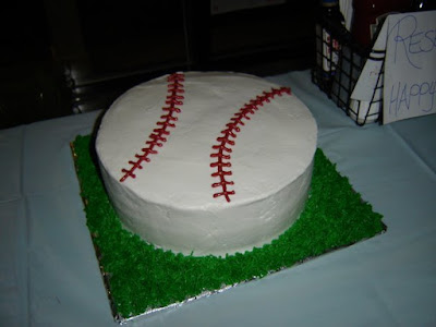 Birthday Cake Shot on And After Shots Of Baseball Cake The Cake Is French Vanilla With