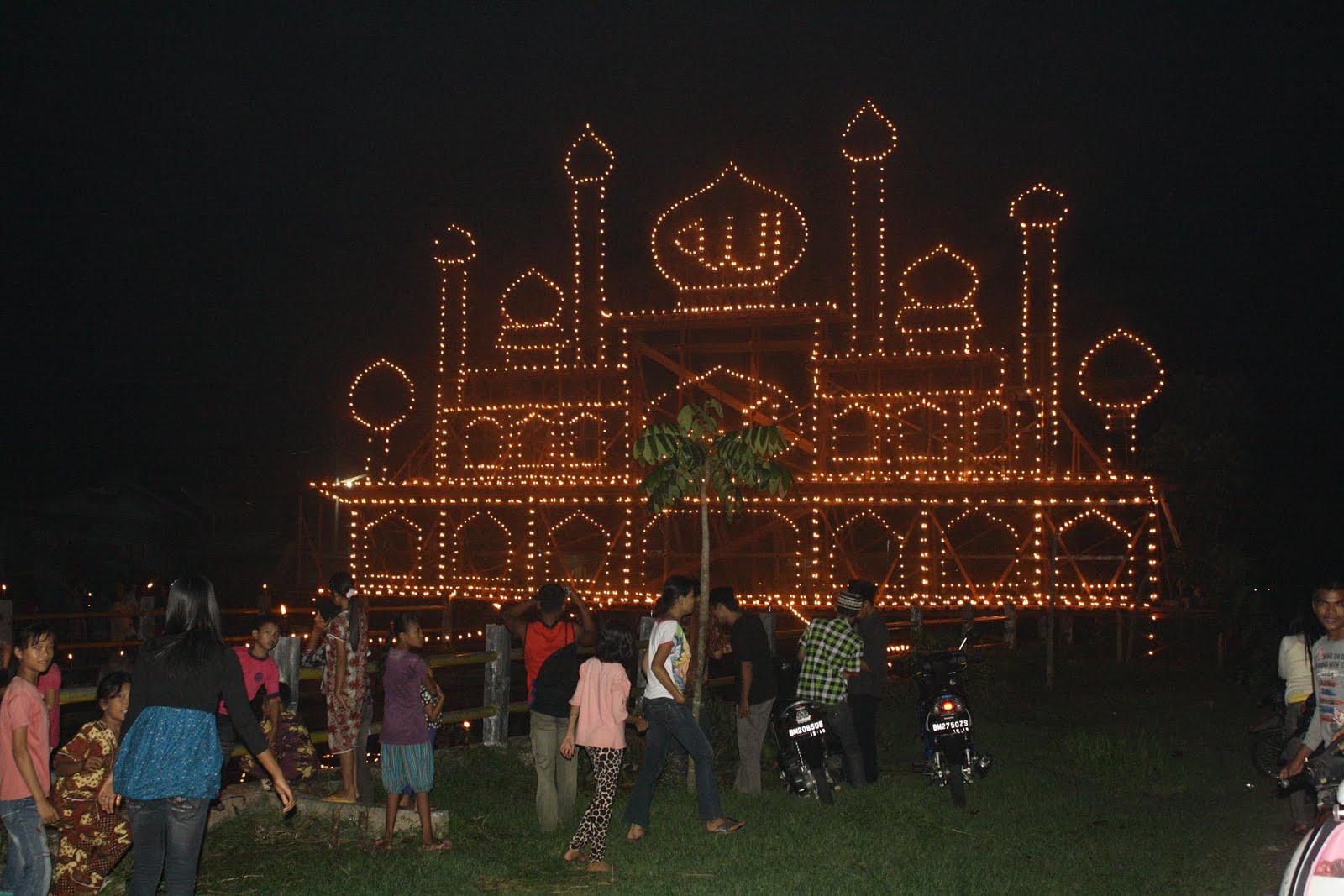Kabarrohil Pesona Lampu  Colok Malam 27 Ramadhan Tempat 