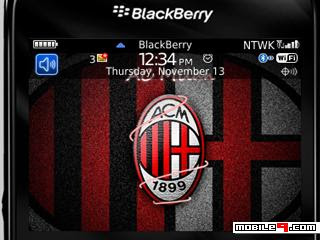 Tema BlackBerry 8520 AC Milan Download Tema BlackBerry 8520 Gratis 2012