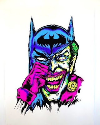 C2E2 2016 Exclusive Batman “JokeBat” Screen Print by L’Amour Supreme x Pop Inked