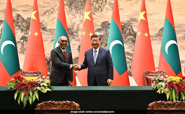 சீனா-மாலத்தீவு இடையே 20 ஒப்பந்தங்கள் / 20 agreements between China and Maldives