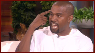 kanye west lost it on ellen's show