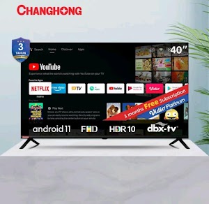 Tv changhong 40inch smart tv digital