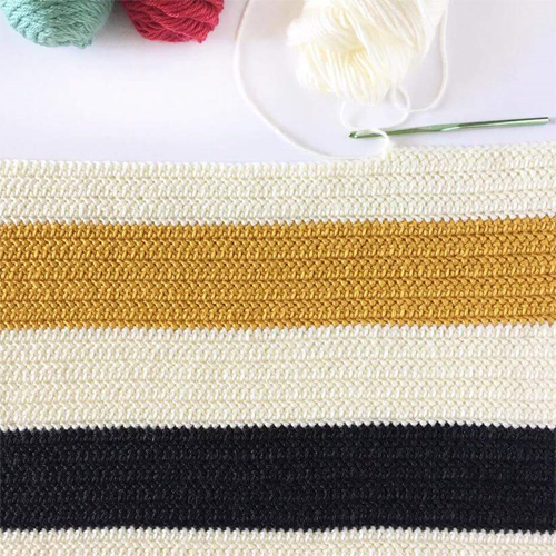 Herringbone Half Double Crochet Stitch - Tutorial