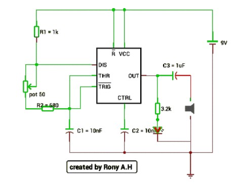 Elektro Circuit Membuat alat ultrasonic pengusir tikus 