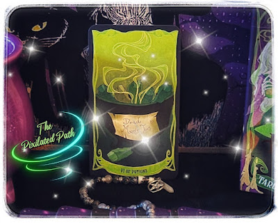 The 6 of Potions card from Disney's Hocus Pocus tarot.