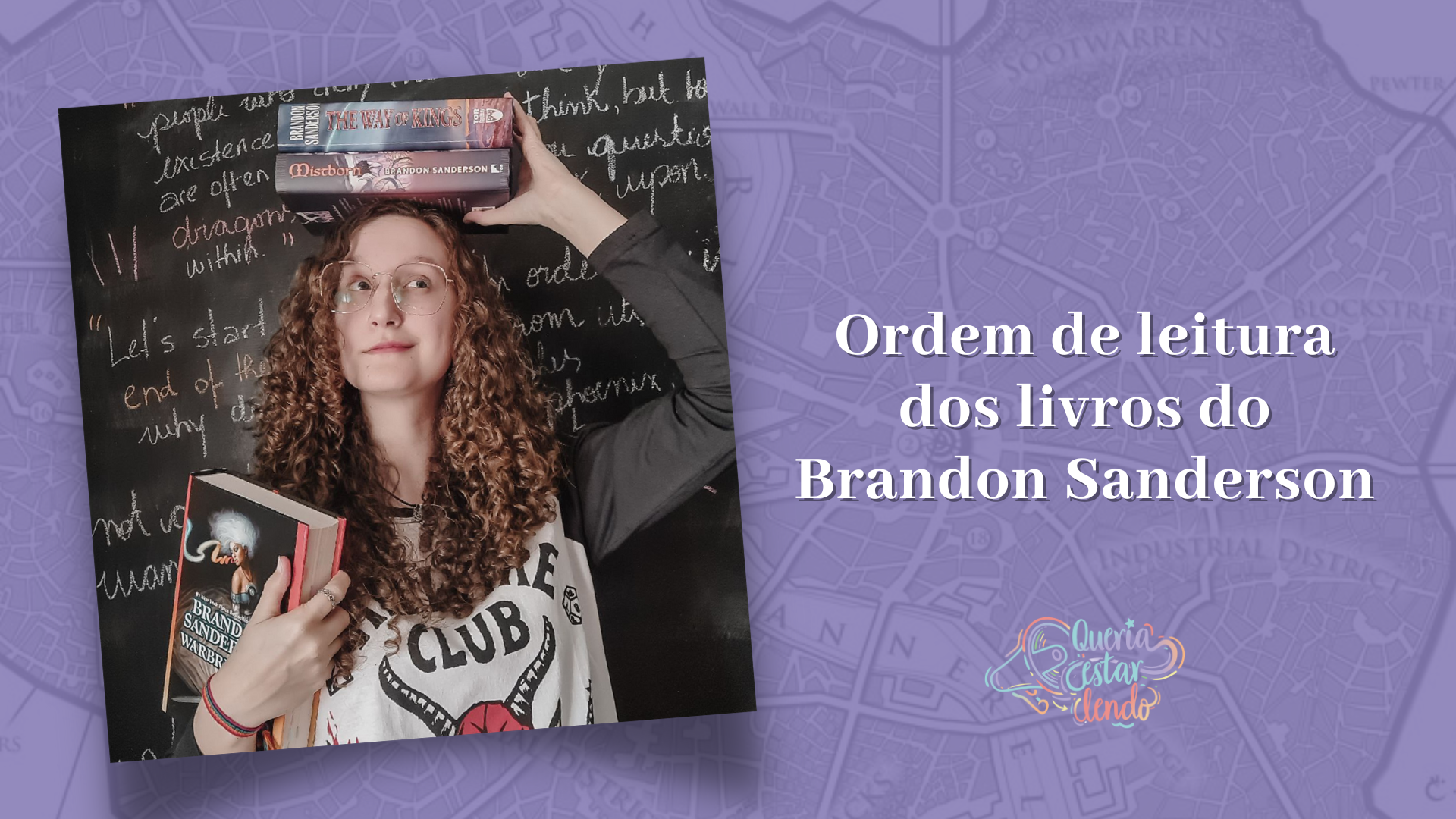 Ordem de leitura dos livros do Brandon Sanderson - Queria Estar Lendo
