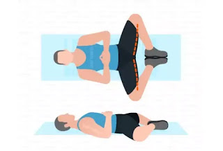 lying butterfly stretch