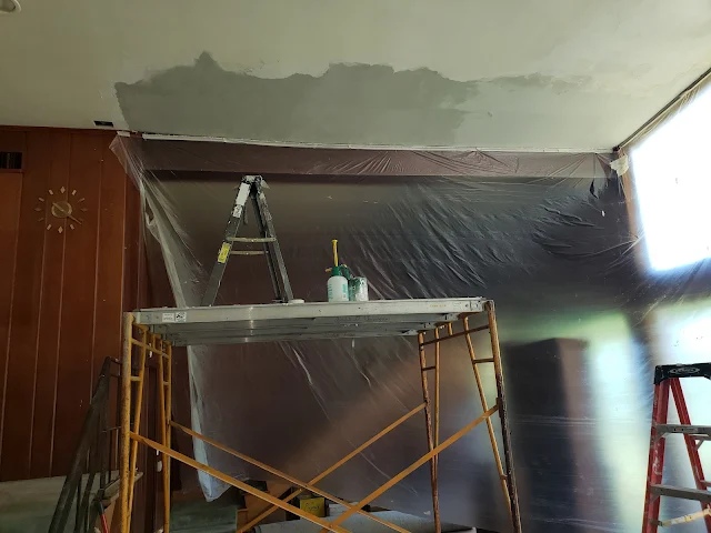 water damage plaster ceiling repair snyder ny