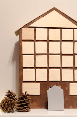 jak zrobić drewniany kalendarz adwentowy