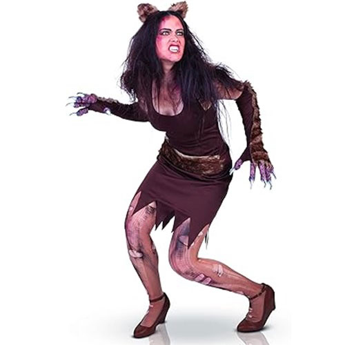 Mejores disfraces originales para Halloween : mujer loba