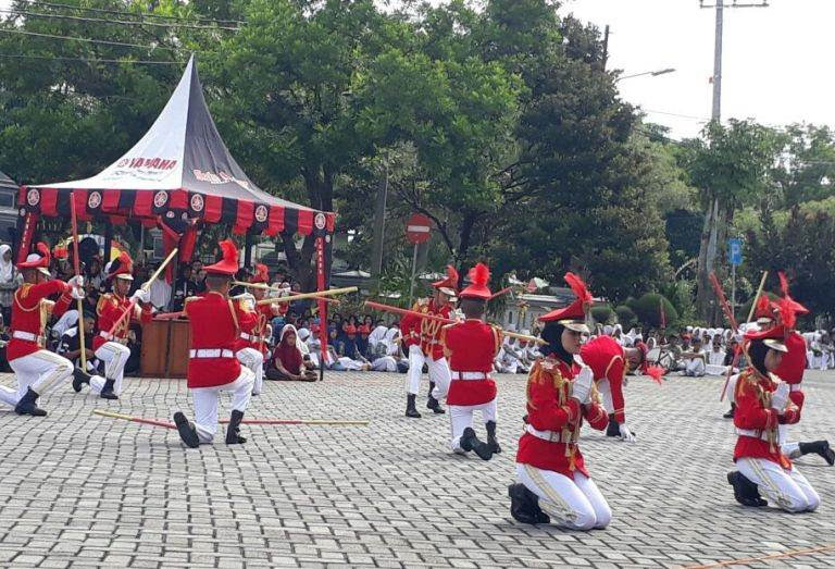 Lomba Peraturan Baris Berbaris Di Kabupaten Ngawi