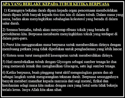 Berpuasa Itu Adalah Kekuatan Umat Islam 