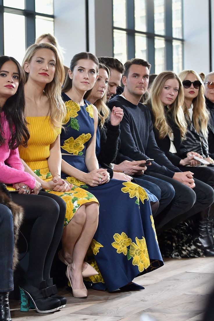 Front-row Guests Boast Fashion Show's Reputation.