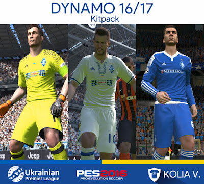 PES 2016 Dynamo Kyiv 16/17 Kitpack by Ramy