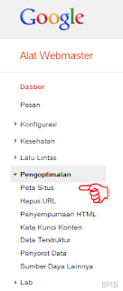 cara daftar sitemap blog ke search engine