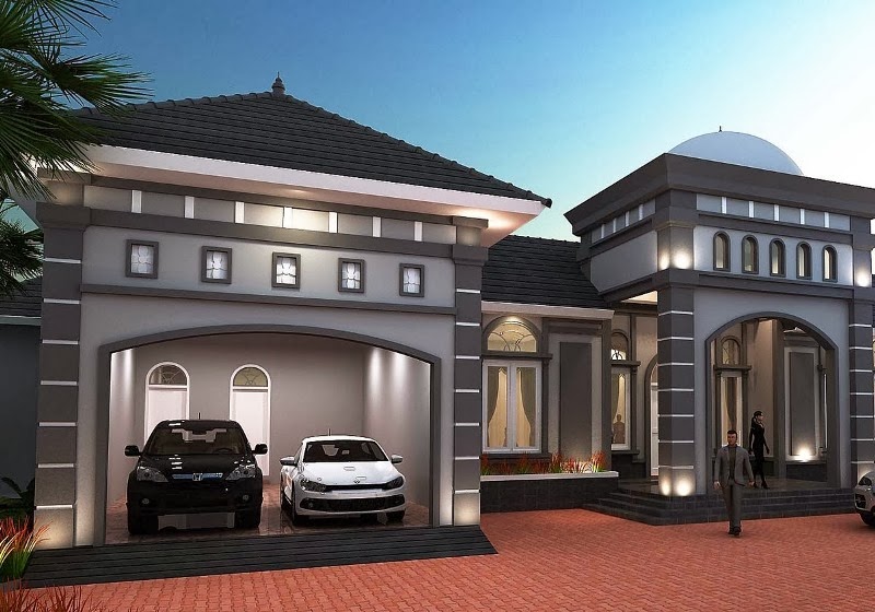 Desain Rumah  Mewah  Gaya  Mediterania Contoh Disain rumah  