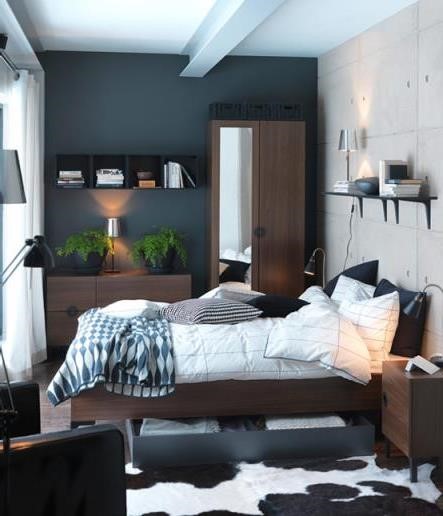 19 Ikea Small Bedroom Design Ideas-8  Design Ideas to Make Your Small Bedroom Look Bigger Ikea,Small,Bedroom,Design,Ideas