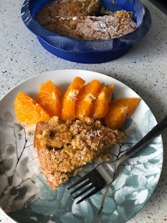 Bizcocho de almendras y naranja