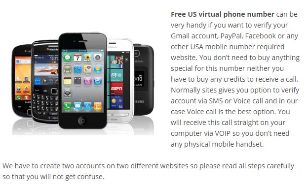 Get Free US Virtual Phone Number for Account Verifications