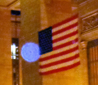 orb on flag