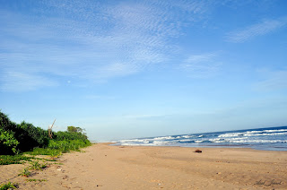 Indonesia beach. pantai krui pesisir barat