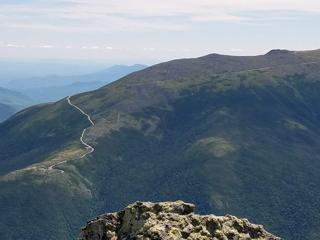 Finding and hiking the original 1860 Mt. Washington Carriage road, now known as the auto road, located in Gorham, New Hampshire at Pinkham Notch.