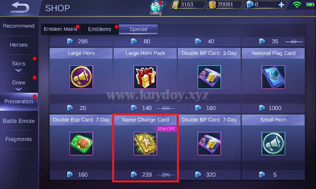 Download Script Name Change Card Ganti Nama Akun ML Gratis Download Script Name Change Card Ganti Nama Akun ML Gratis