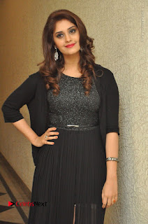Actress Surabhi Stills in Black Long Dress at turodu Audio Launch  0012.JPG